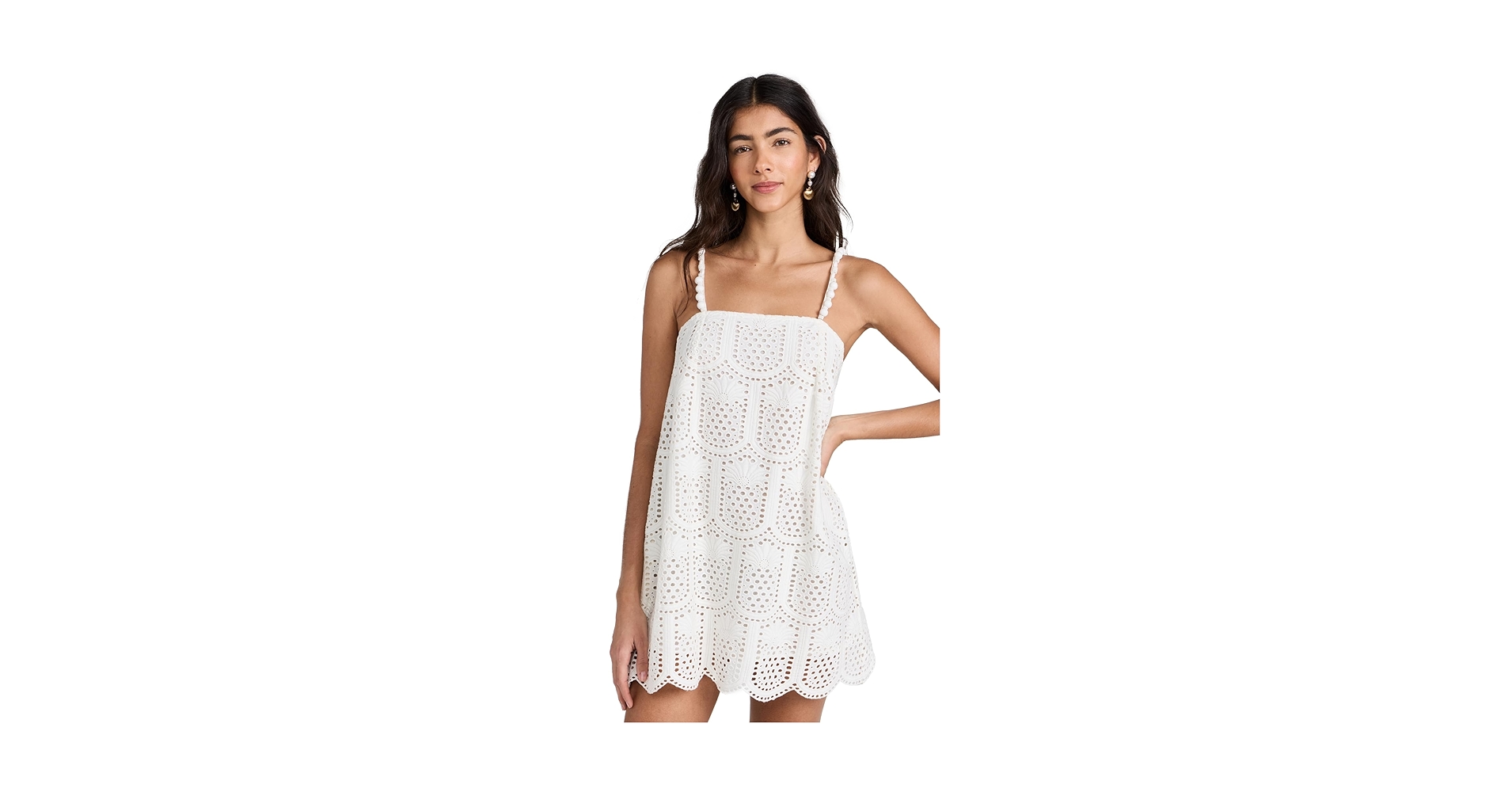 SUNDRESS Women's Karla Dress, White, XS at Amazon Women's